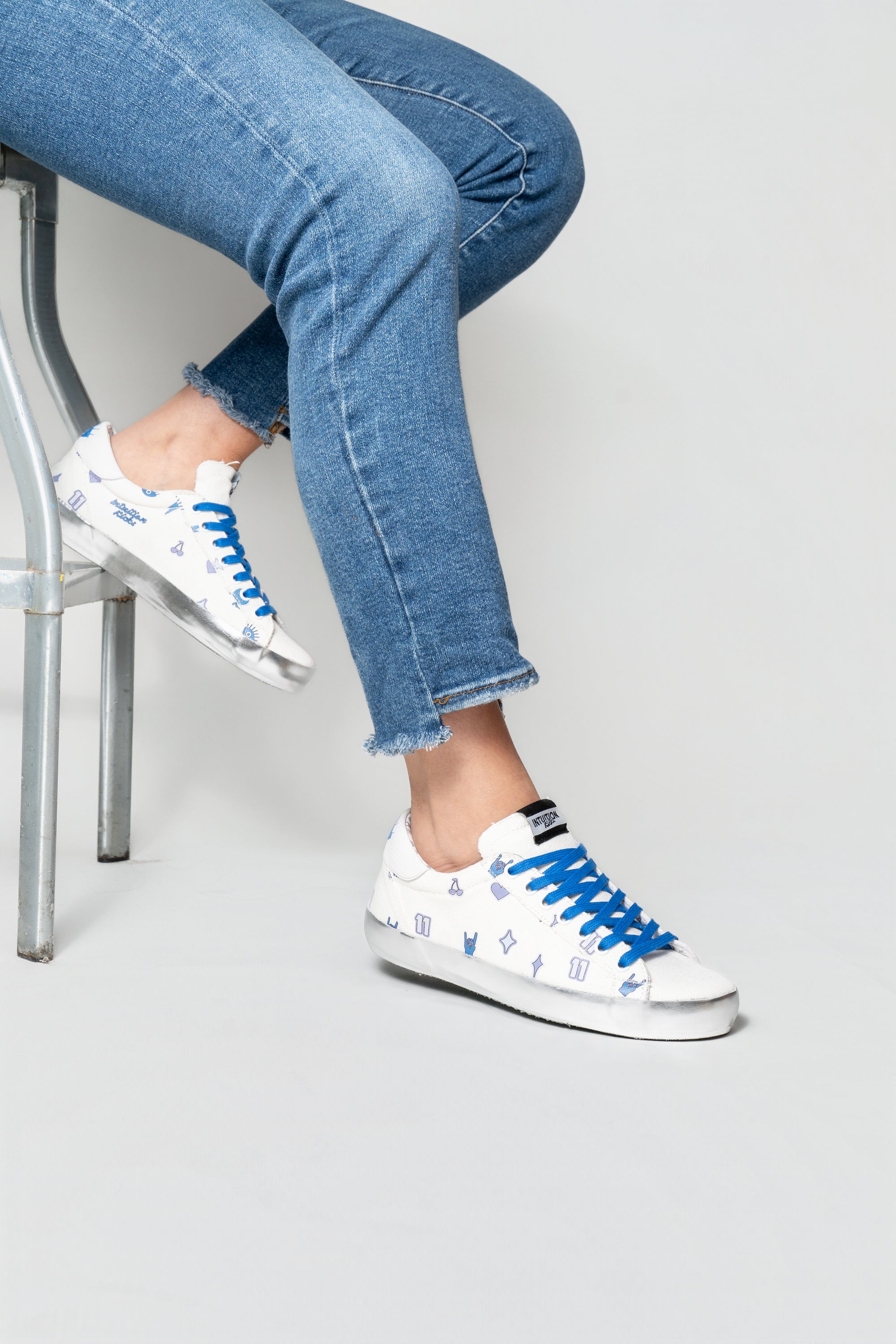 Fiducia Blue Low Top Sneakers