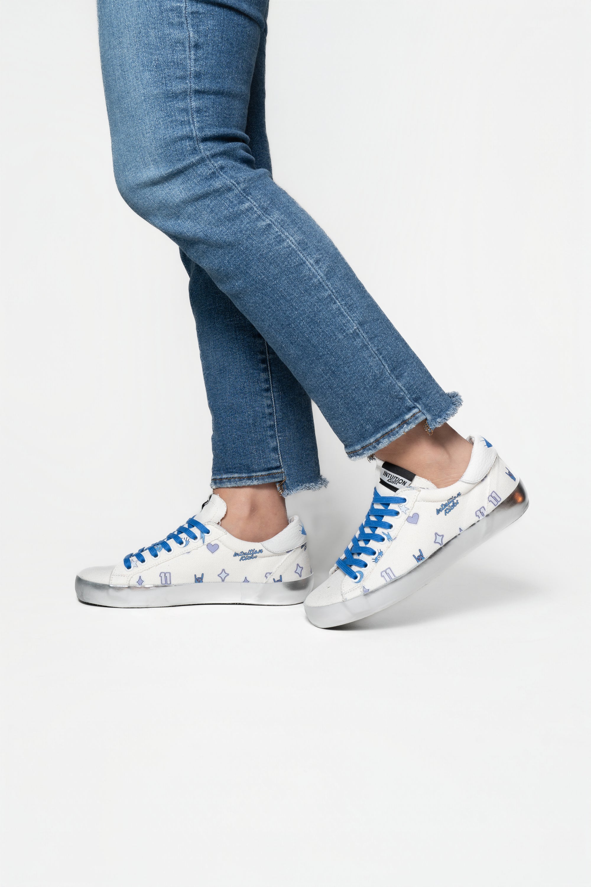 Fiducia Blue Low Top Sneakers